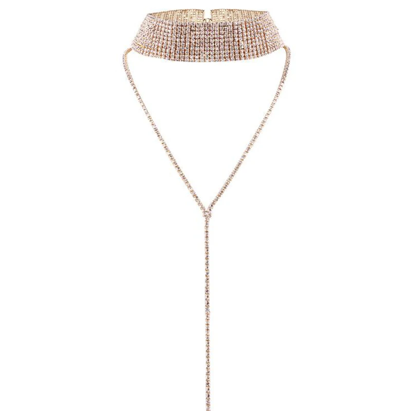 Prix pour De luxe Strass Collier Ras Du Cou Pour Femmes Mignon Couche Cristal Collier de Mode De Foulard Bijoux Strass Pendentif Colar Colliers Prix pour De luxe Strass Collier Ras Du Cou Pour Femmes Mignon Couche Cristal Collier de Mode De Foulard Bijoux Strass Pendentif Colar Colliers