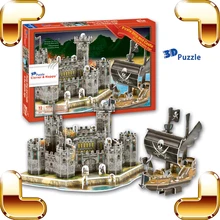 Новое поступление подарок пиратский корабль и замок 3D Puzzle Модель Строительство DIY корабль украшения игра-головоломка образования Игрушечные лошадки обучения детей