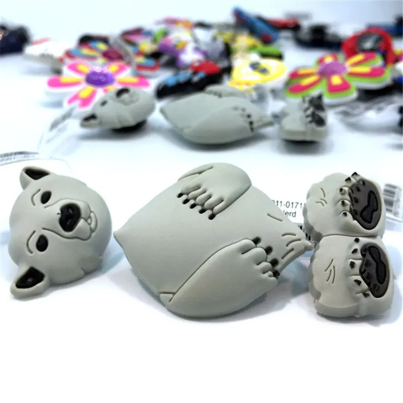XIONG 3 Pcs a Set Новинка, 3D украшения для садовой обуви, Мультяшные животные, стильные кроковые аксессуары для обуви, подарят вашему ребенку лучший подарок - Цвет: XIONG 3 Pcs a Set