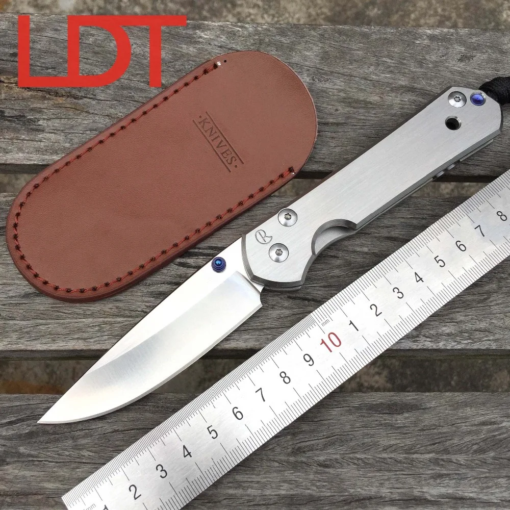 ФОТО LDT Brand Sebenza Folding Tactical Knife Mirror D2 Blade Titanium Handle Camping Hunting Survival Outdoor Pocket Knives EDC Tool