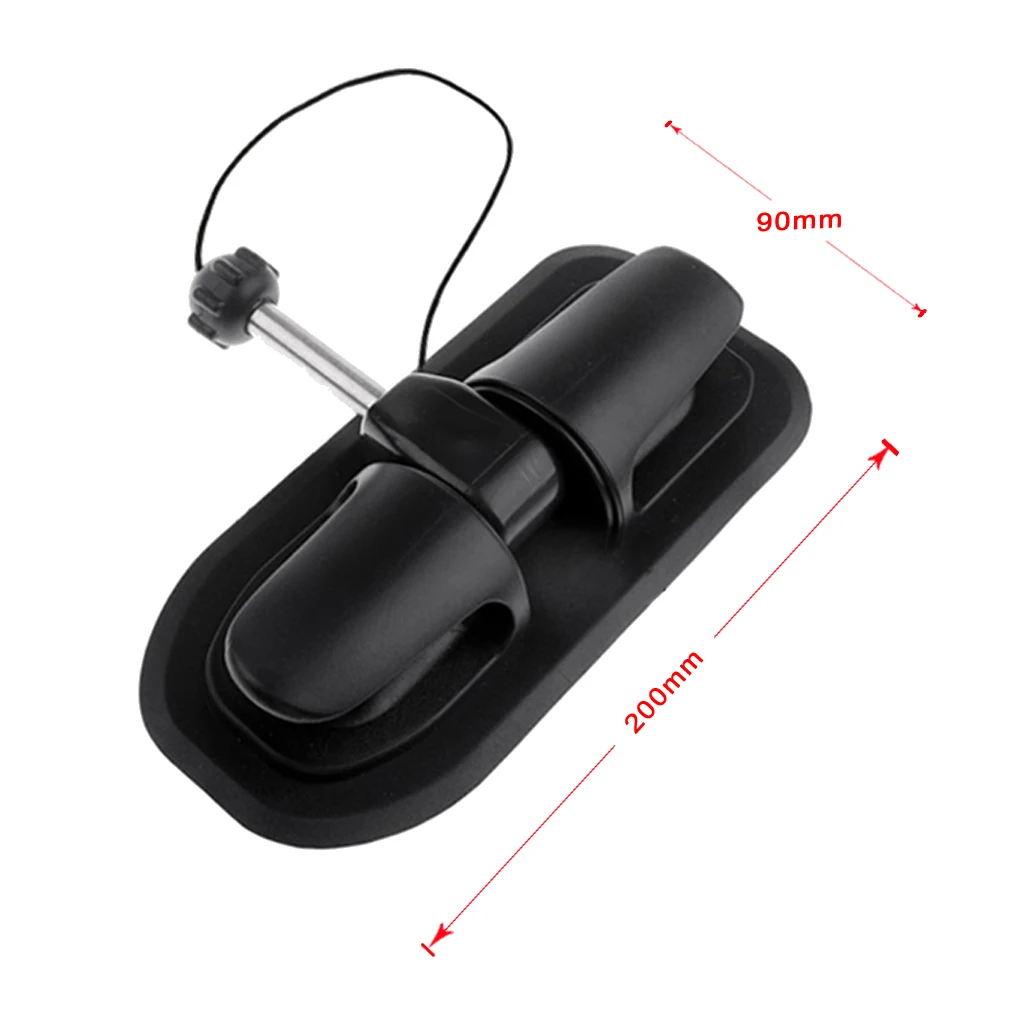 2 Pieces Kayak Oar Lock Patch Paddle Lock Mount Boat Parts Hardware Accessories