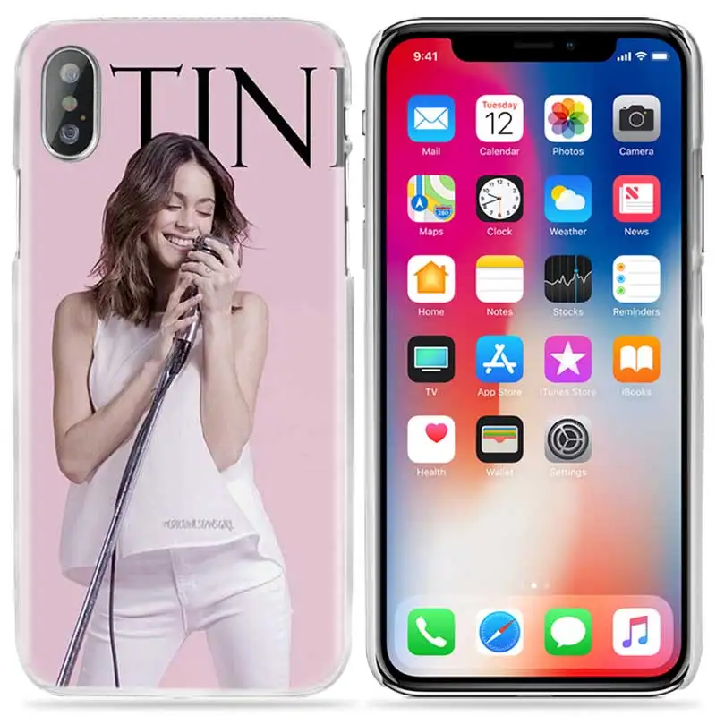 Чехол Martina Stoessel Violetta Girl для iPhone XS Max XR X 10 7S 8 6 6S Plus 5S SE 5 4S 4 5C Прозрачный жесткий чехол для телефона из поликарбоната - Цвет: 06