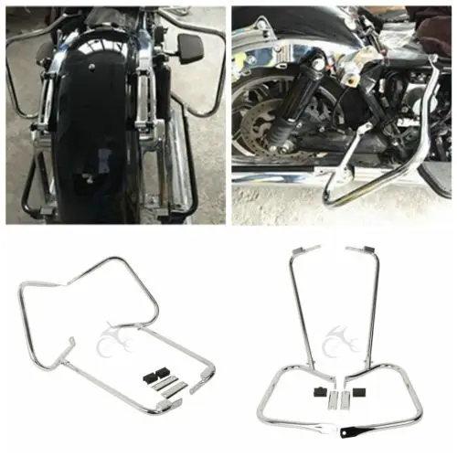 Защитная скоба для седла мотоцикла с опорной планкой Harley Touring FLHT FLHR Electra Glide Road King
