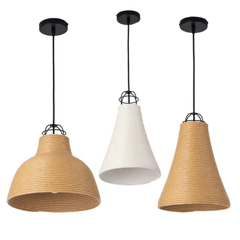 

Creative style living room bedroom restaurant bar loft pendant light Nordic clothing decoration cord pendant hanging lamp