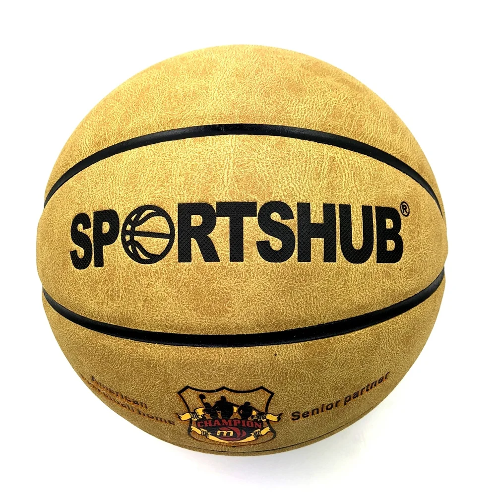 SPORTSHUB Size7 Натуральная кожа в закрытом помещении и на открытом воздухе, анти-скольжения спортивный баскетбольный мяч антифрикционным материалом баскетбол 2-Цвета BGS0001