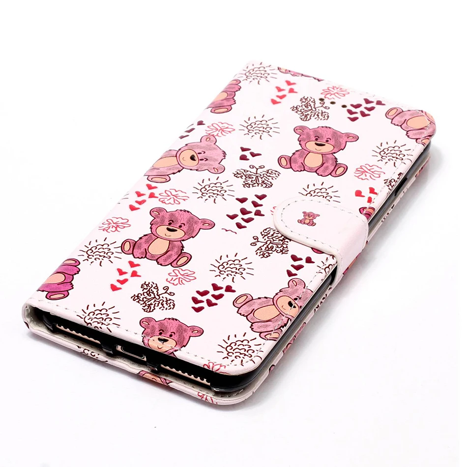 Flip Leather Wallet Cover For Samsung Galaxy S8 S9 Plus Case For iPhone XS Max 5S SE 6S 7 8 Plus X Funda For iPod Touch 5 6 B06