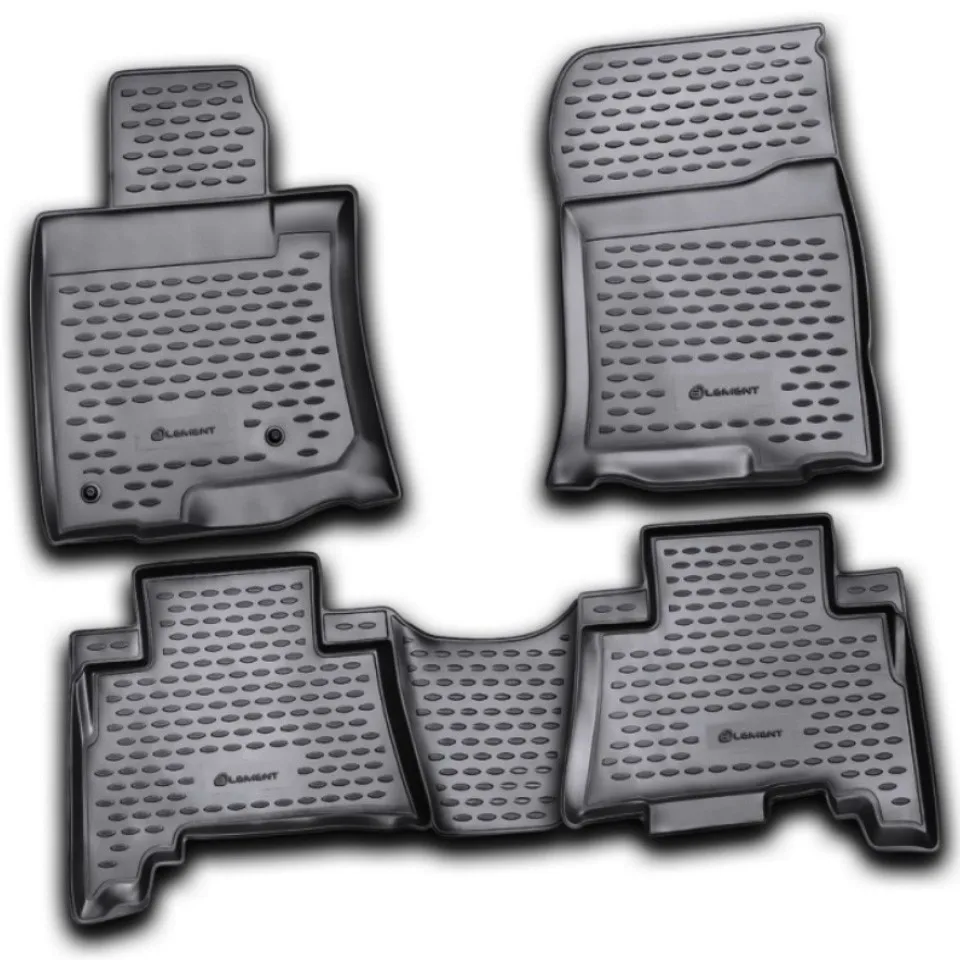 Для Toyota Land Cruiser 150 Prado 2009-2013 Коврики в салон 4 шт./компл. полиуретан Element NLC4828210K