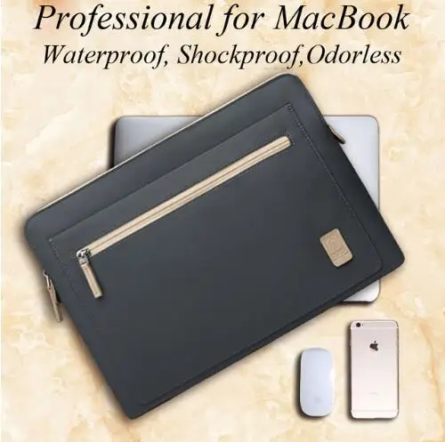 

WIWU Laptop Bag Case for Macbook Pro Air 13 Case Waterproof Nylon Notebook Bag 14 for Dell XPS 13 Cover for Macbook Pro 13 2016