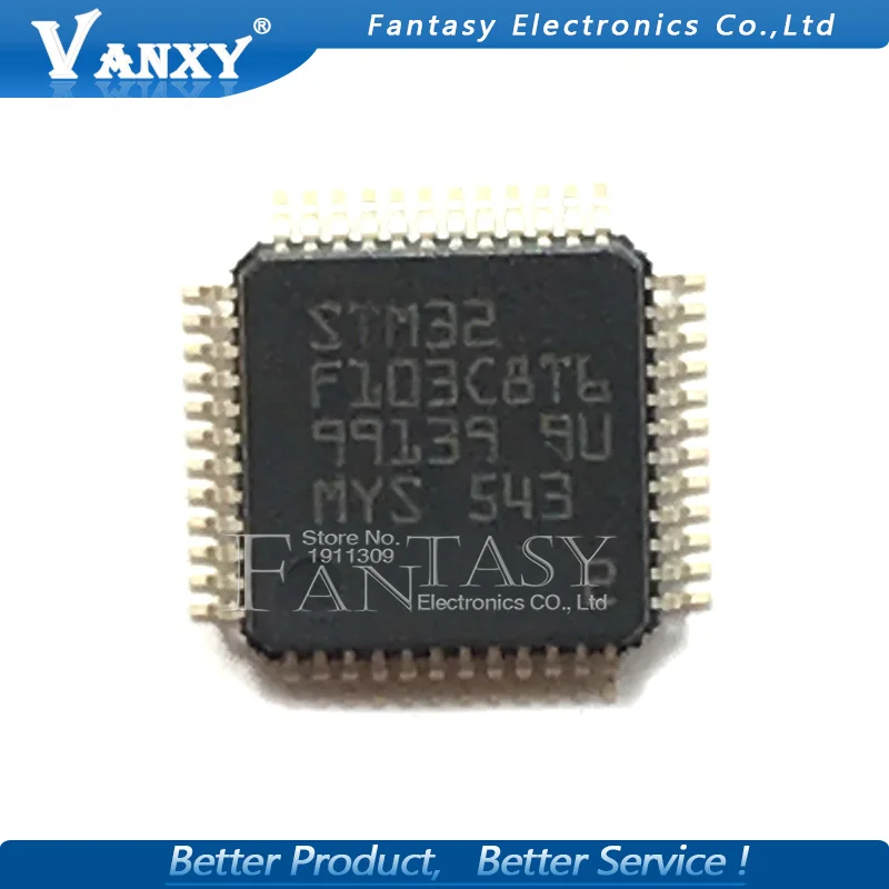 

10PCS STM32F103C8T6 LQFP48 STM32F103C8 QFP ARM new and original IC