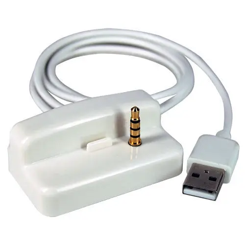 

USB Charger & Sync Dock Cradle for Apple iPod Sh-uffle 2 2nd Gen 2G Lead Cable