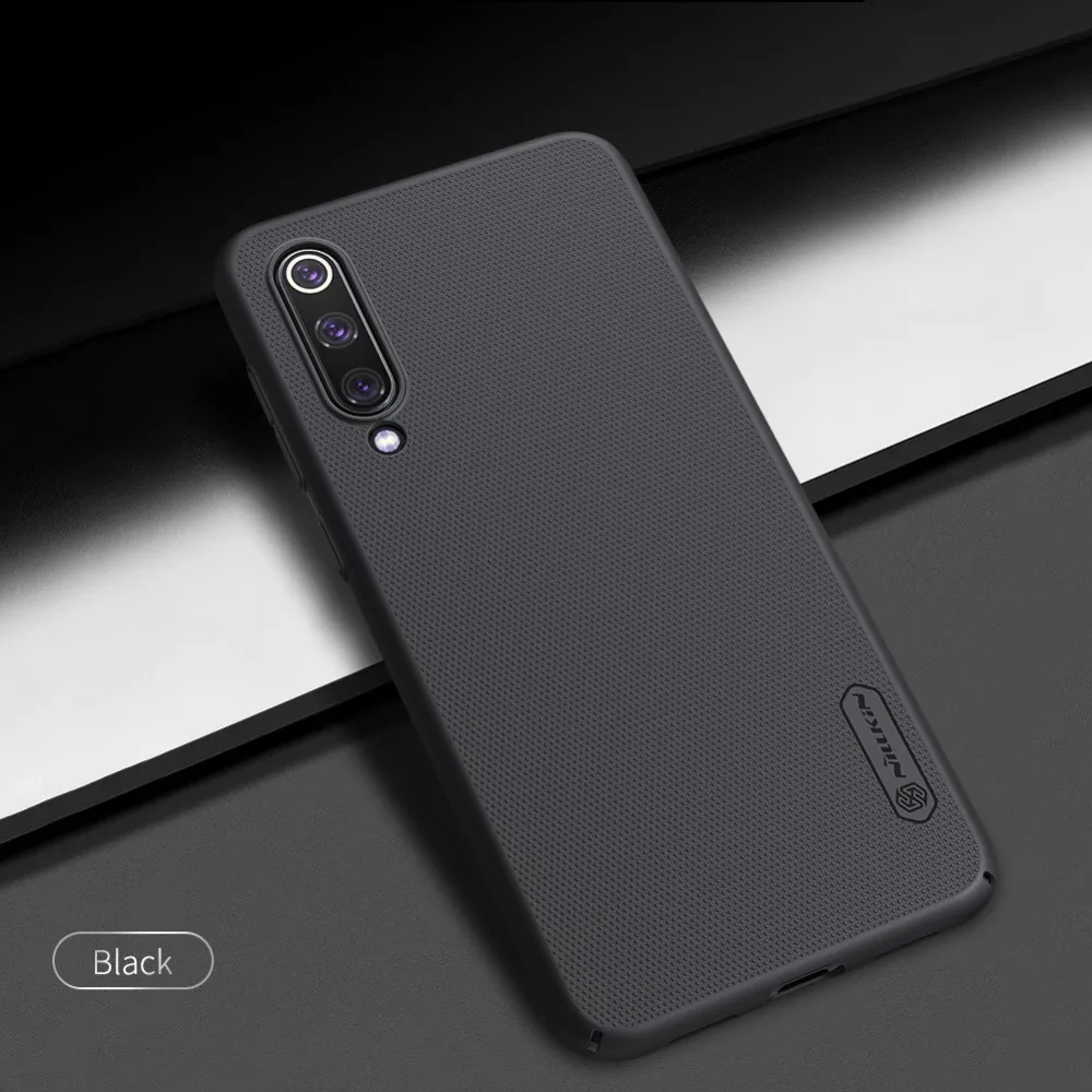 NILLKIN супер матовый защитный чехол для Xiaomi Mi 9 SE чехол матовый твердый пластиковый чехол на заднюю панель для Xiaomi Mi 9 SE чехол - Цвет: Black