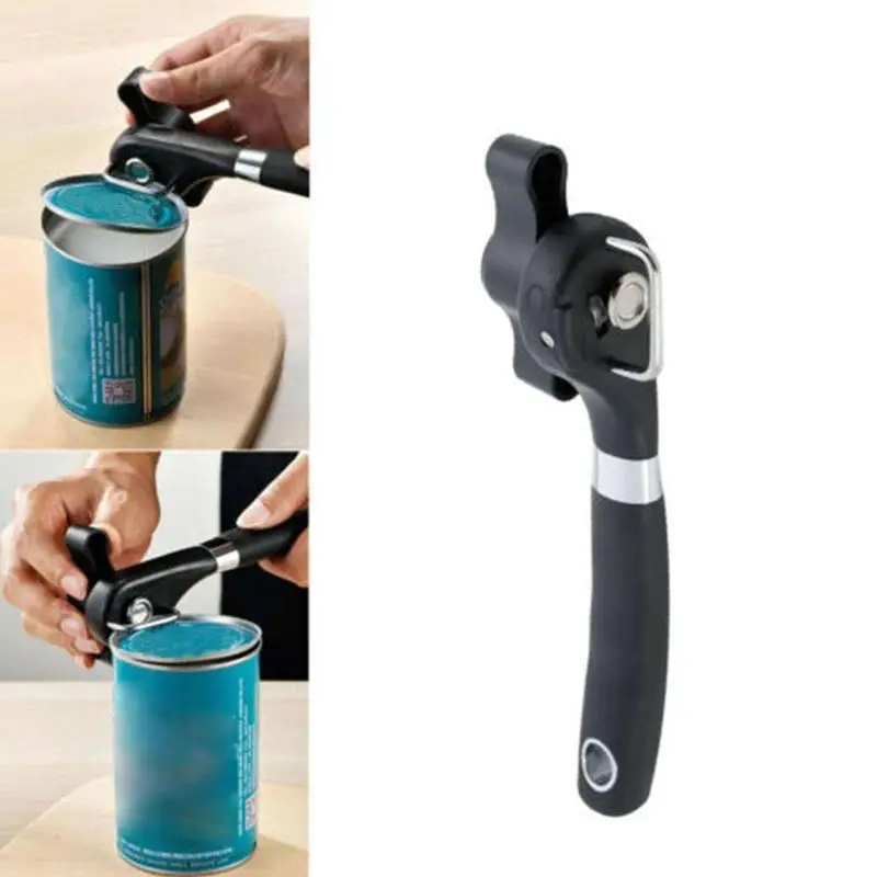 

New Multifunction Stainless Steel Safety Side Cut Manual Can Tin Opener Wonderful Kitchen Tool Gadgets