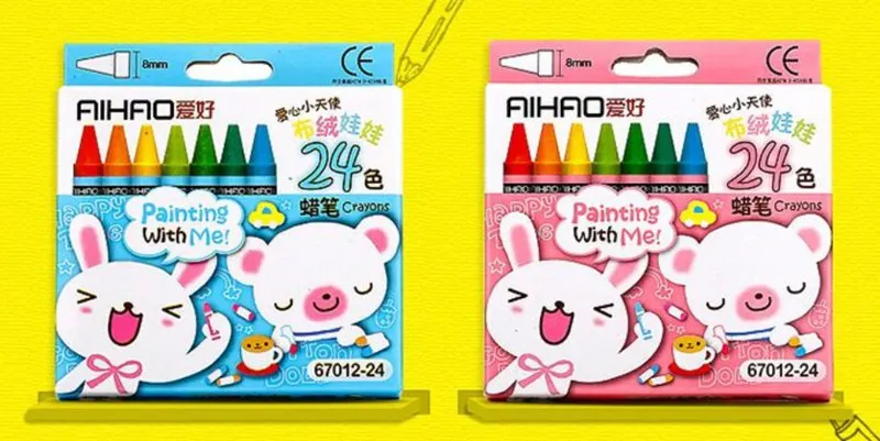 8/12/24 Colors Crayons Creative Cartoon Drawing Non-Toxic Oil