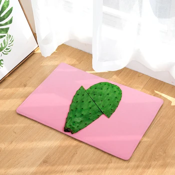 

2019 New Cactus Print Carpets Non-slip Kitchen Rugs for Home Living Room Floor Mats 40x60cm