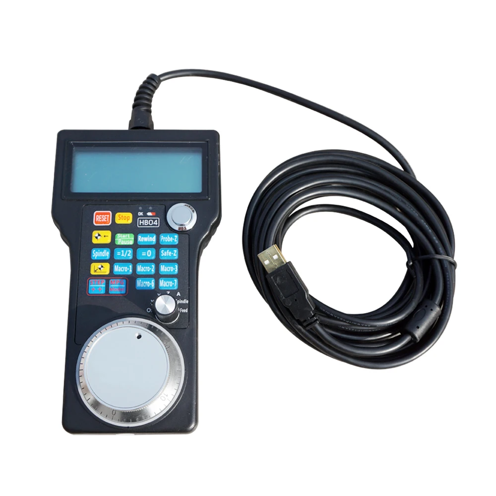 

Details zu ECO USB Wired MPG Pendant Handwheel Mach3 Remote Control for CNC Milling Router
