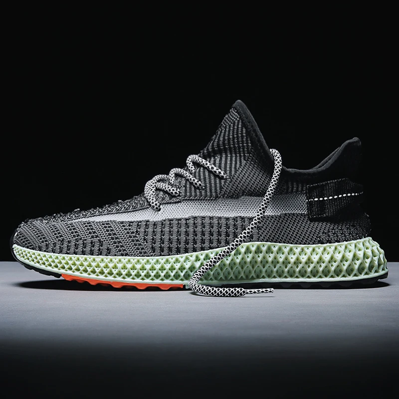 

2019 New Breathable Air Mesh Men Running Shoes Jogging Gym Training Althetic Outdoor Sport Shoes Red Green Brand Sneak