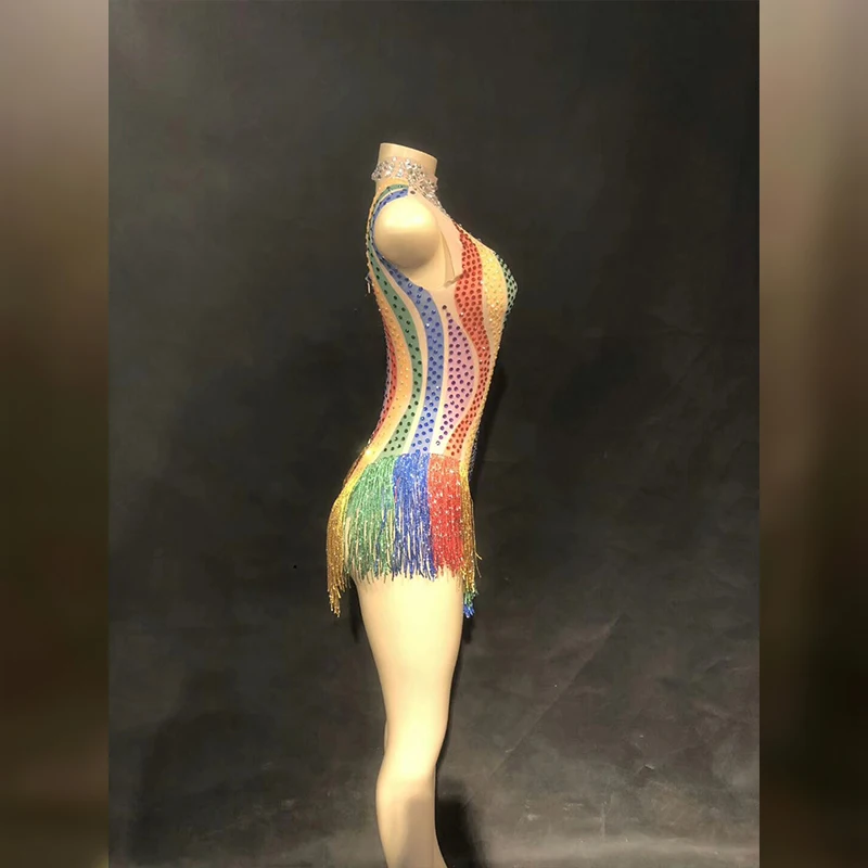 Cosplay&ware Colorful Rhinestone Sexy Zentai Bodysuit Jazz Dance For Lady Nightclub Dj Pole Dancer Women Stage Costume Dj254 -Zentai shop online HTB1b.XjQ4naK1RjSZFBq6AW7VXap.jpg