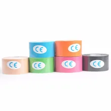 

9 Color Kinesiology Elbow pads tape 2.5cm x 5m Roll Cotton Elastic Adhesive Sticker Muscle patch Tape Bandage F