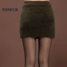 Новое поступление настоящая норковая кашемировая юбка подходит для прямой норки кашемировая Женская юбка Базовая верхняя распродажа кашемировая повседневная юбка SR7