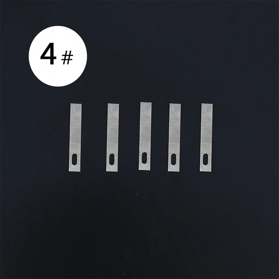 

5 pcs 4# Wood Carving Blades Tools for Engraving Craft Sculpture Knife Cutting Tool PCB Repair