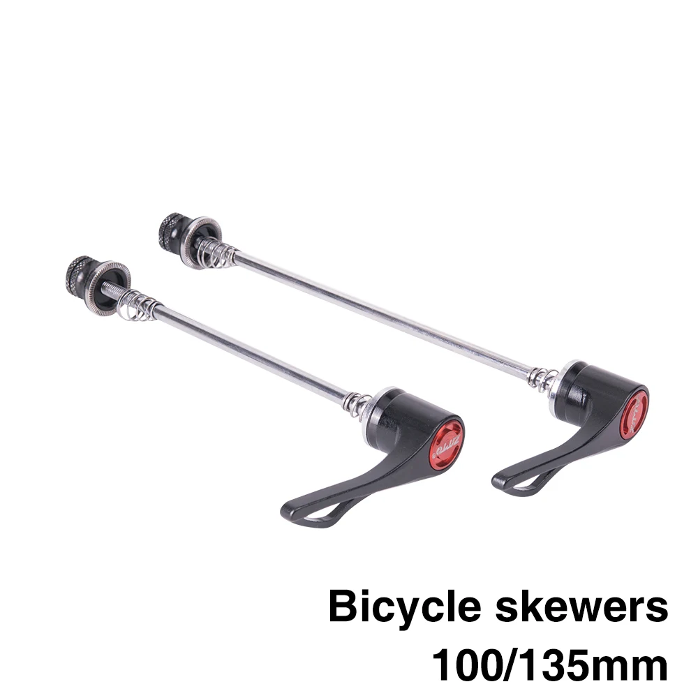 

1 Pair Bicycle Skewers 9mm 5mm Quick Release Skewers 100mm 135mm Reliable Axle for MTB Road Bike