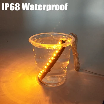 

Strips 4X IP68 12LED Waterproof Amber Indicator 6W ATVs Motorcycle Sequential Licence Plate