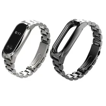 Роскошный металлический браслет смотреть ремешок для Xiaomi mi Band 2 спортивные из нержавеющей стали сменный Браслет для часов Ремешок для mi band 2 браслет