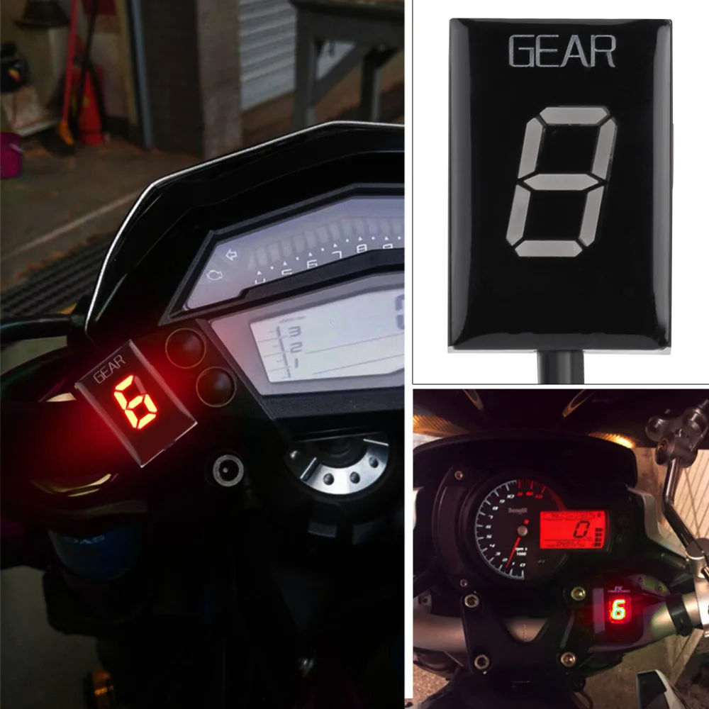 Motorcycle 1 6 Level Speed Gear Display Indicator For Suzuki Intruder