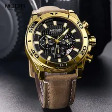 Relojes 2019 MEGIR Watch Men Fashion Sport Quartz Clock Mens Watches Top Brand Luxury Waterproof Watch Hour Relogio Masculino paidu full steel watch women dress watch hour clock mens mesh wire fashion casual watch unisex quartz wristwatch relogio relojes