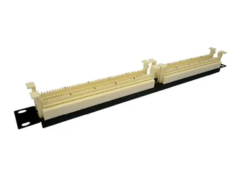 

110 Voice Patch Panel 100 Pairs Telephone Patch Panel Rack Mounted 1U Height