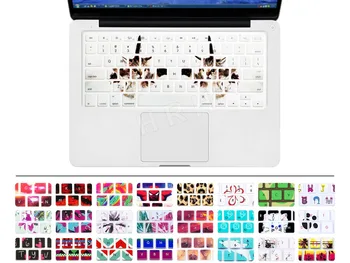 

Cats Twins Design Silicone Laptop Keyboard Skin Protector Cover Protective Film Guard F Apple Macbook Pro Air Retina 13" 15" 17"