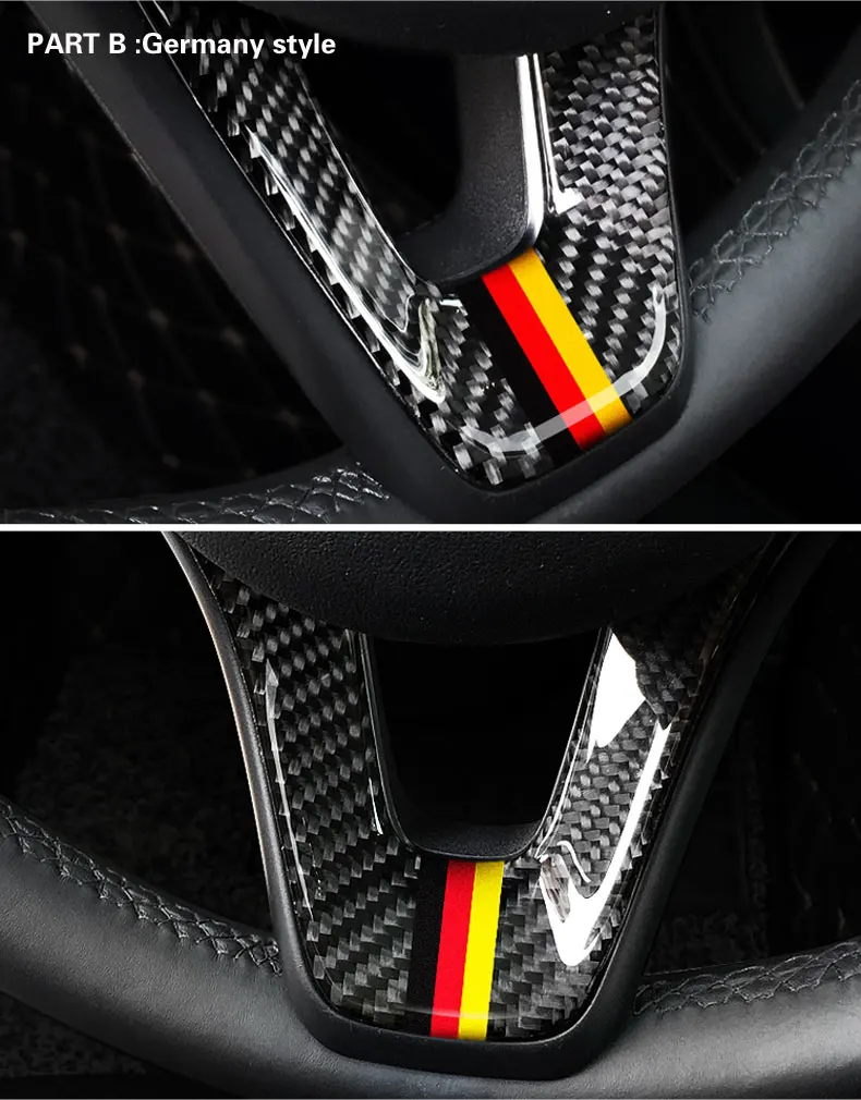 Для Mercedes C Class W204 модификация автомобиля из углеродного волокна наклейка на руль эмблема 3D наклейка для W205 W211 W203 GLA