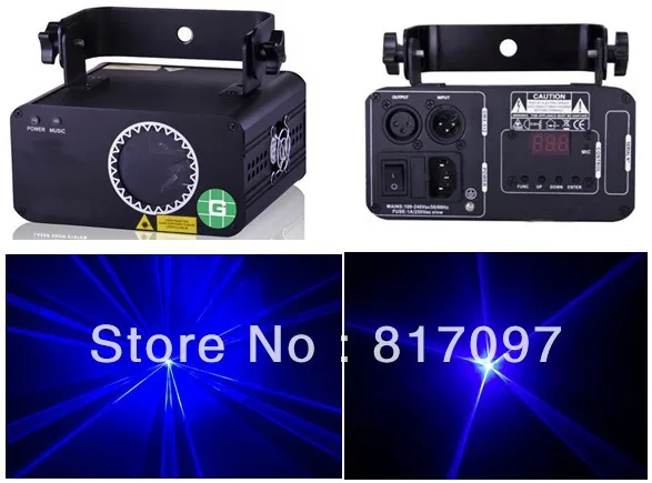 Wholesale 500mW Blue Stage Laser Light 450nm Power Laser Lighting DJ Disco Concert Theatres Party Union