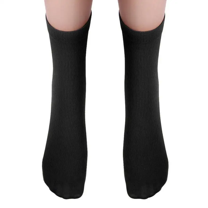 Носки Модные мужские хлопковые носки теплые зимние один размер подходит для большинства Хлопковых Носков NOV15 - Цвет: Черный