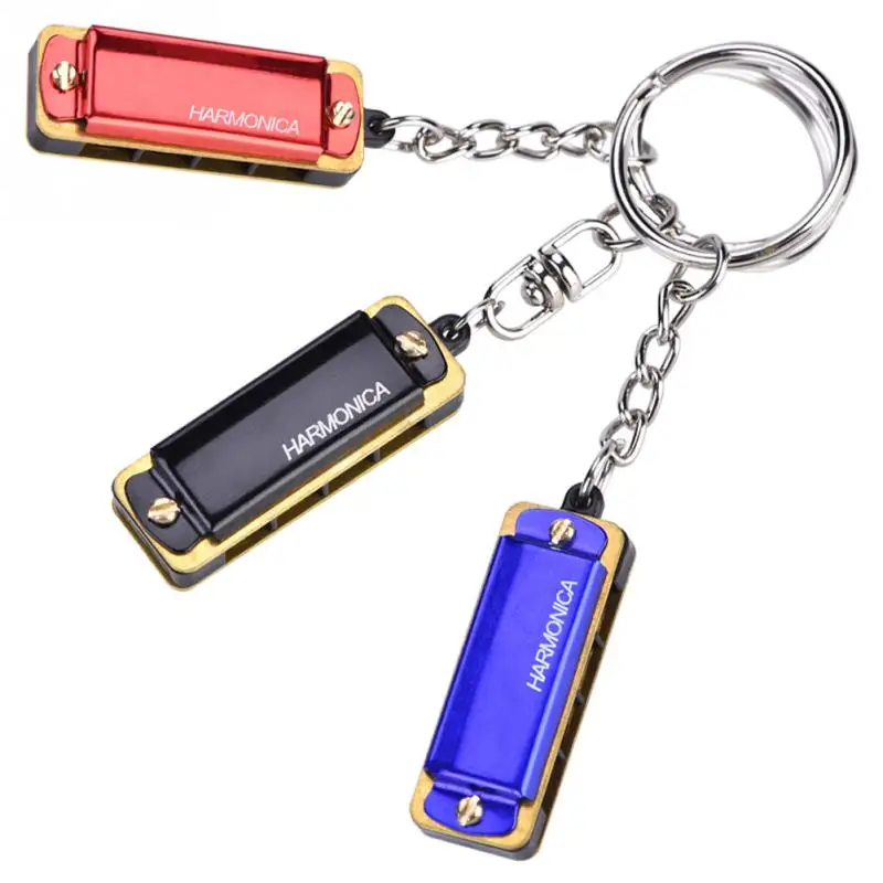 Aliexpress.com : Buy Mini Harmonica Portable 4 Hole 8 Tone Keychain ...