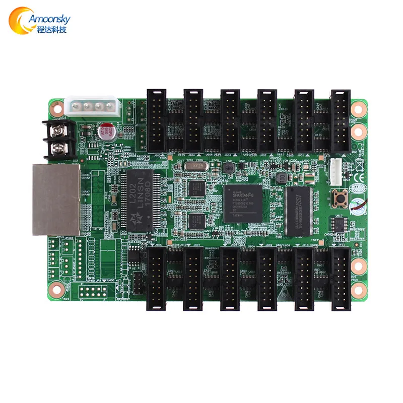 Amoonsky linsn rv908 приемник карты контроллер светодиодного знака для P10 led modul im freien|controller