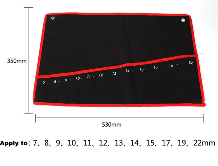 metal tool chest Practical Canvas Tool bag wrench tool roll up Foldable Spanner Organizer Pouch Case hand tool storage bag beehive tool bags