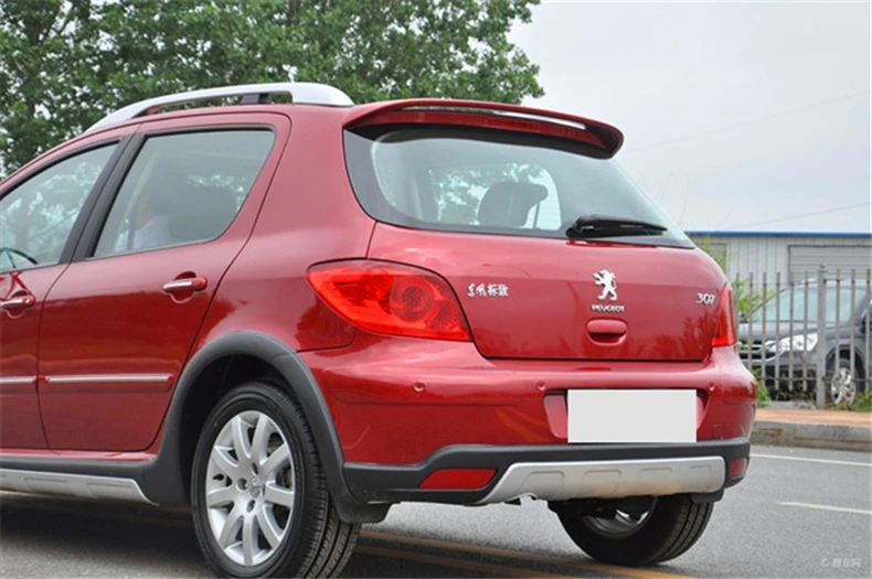 Для peugeot 307 хэтчбек 2004-2013 заднее крыло спойлера на крышке багажника Спойлеры