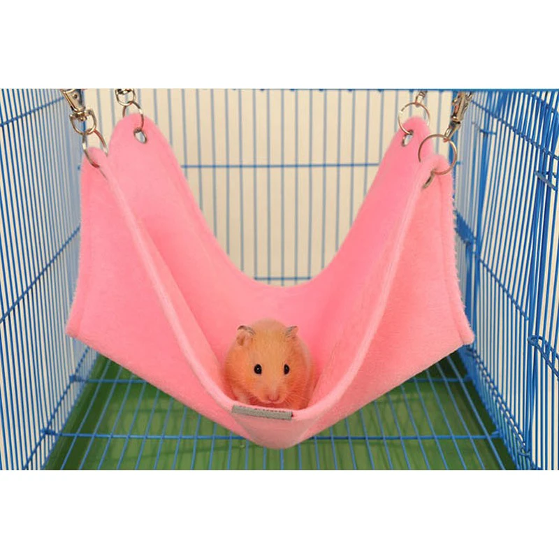 

Mesh Cool Hammock Pet Hamster Hanging Beds Rat Parrot Chinchilla Guinea Sleeping Bed Cage Accessories for Small Pets Animals