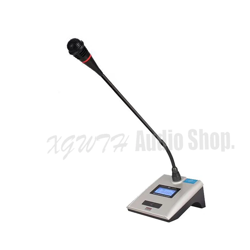 SKM9000 8 معقوفة اجتماع مؤتمر الرقمية مكبر صوت لا سلكي ذو تردد فوق العالي نظام ميكروفون لاسلكي طاولة قابلة للضبط Mic