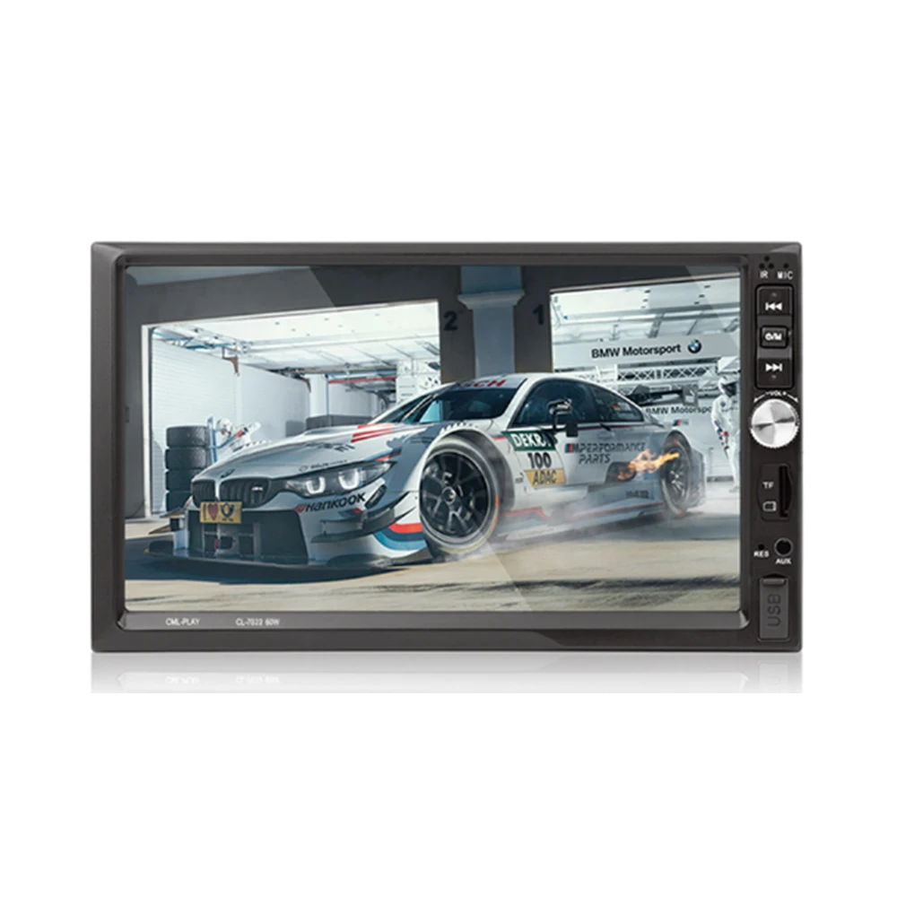 

MP5 Car Radio 2 Din Supports Three-screen Display Function 7022B 7 Inch Bluetooth Hands-free Mobile Phone Interconnection