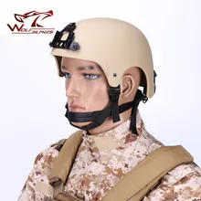 Унисекс IBH армейский Тактический универсальный портативный военный шлем открытый головной защитный