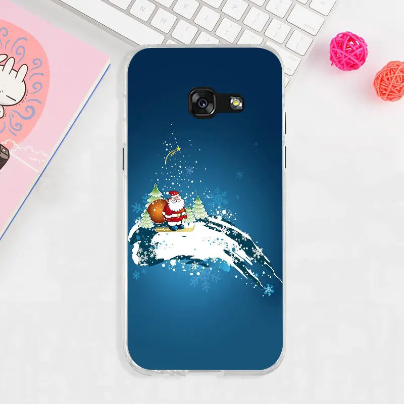 Merry Christmas Tree подарок силиконовые мягкие чехлы для телефона из ТПУ Samsung Galaxy J1 J2 J3 J5 J7