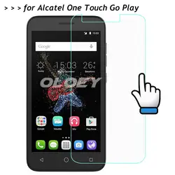 Для Alcatel One Touch Go Play закаленное Стекло 9 H спереди Экран протектор Защитная Плёнки на OneTouch Go Play 7048 7048x4 г LTE