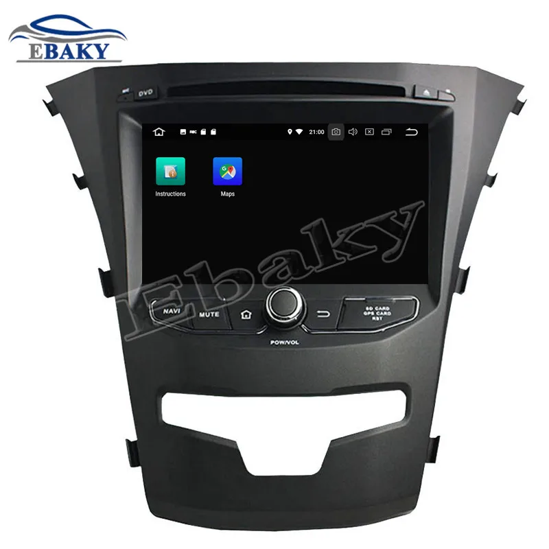 Excellent NaviTopia 7inch 4GB RAM 64GB ROM Octa Core Android 9.0 Car DVD Player For SsangYong Korando 2014/GPS/WIFI 12