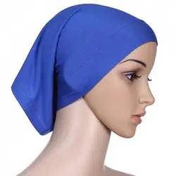 Новый женский исламский хиджаб шапка шарф шапка труба повязка на голову красочная повязка на голову 2018