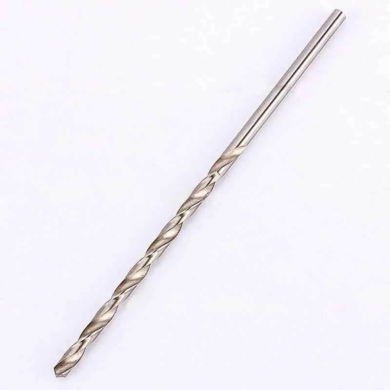 2-5mm Diameter Extra Long HSS Straigth Shank Auger Twist Drill Bit Set 160mm