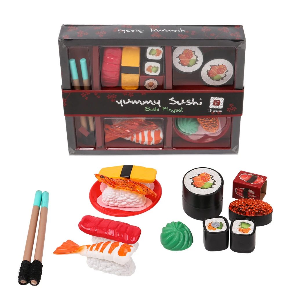 Kitchen Toys Tableware Girl Play House Simulation Sushi Model Pretend