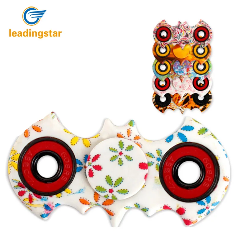 

LeadingStar Tri-Spinner Fidgets Toy Plastic EDC Sensory Fidget Spinner For Autism and ADHD Kids Adult Funny Anti Stress Toys
