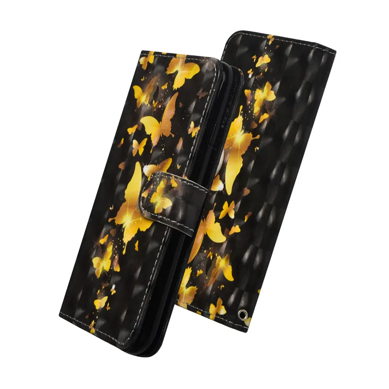 Чехол Кошелек с 3D откидной крышкой для Xiaomi Mi 9T CC9 CC9E Redmi 7A 6A K20 Note 8 7 6 Pro кожаный